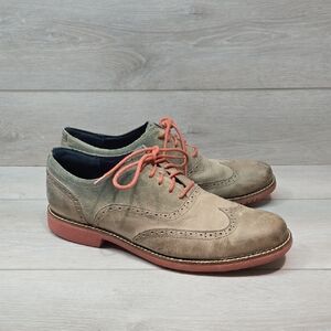 Cole Haan Men's Oxford Suede Brogue Shoes Sz 12M